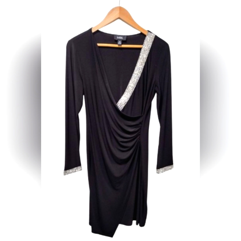 MSK *Bling* Black Cocktail Dress *size* M